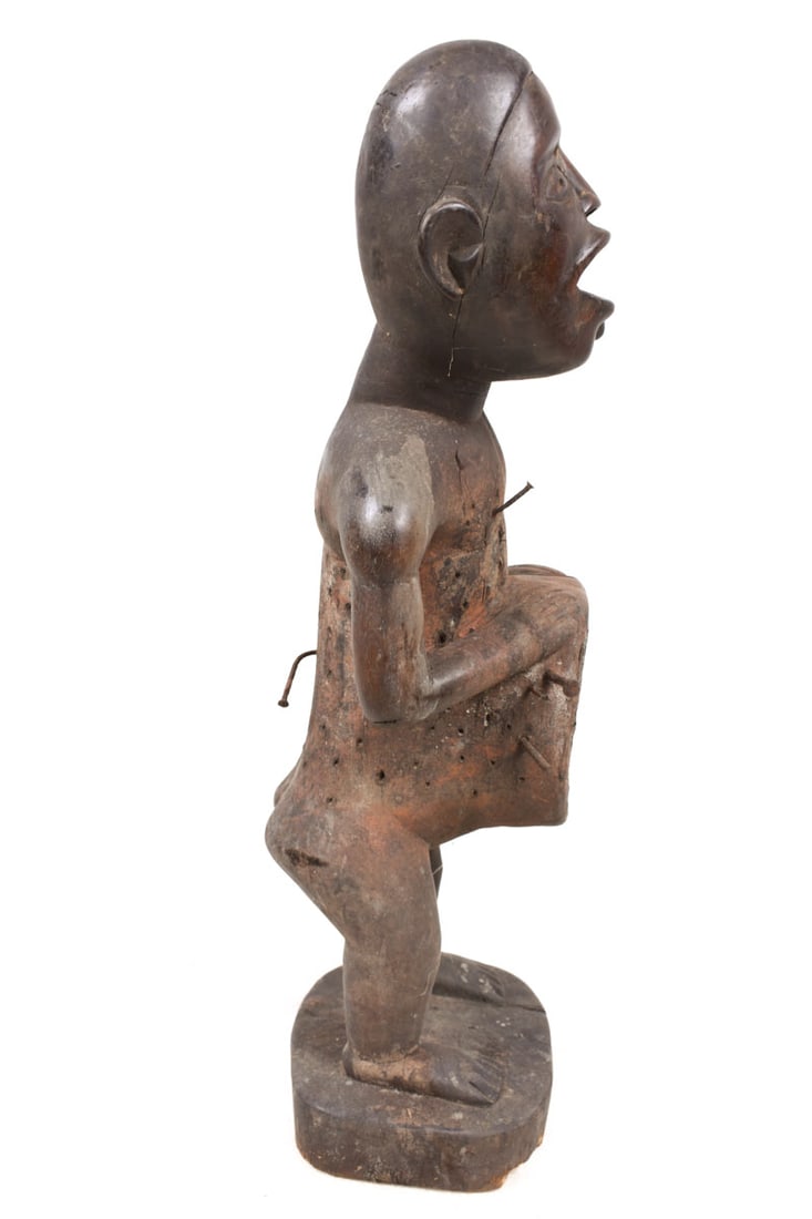Ancestor Figure – Wood, Nail, glass – Yombe – Congo - 5