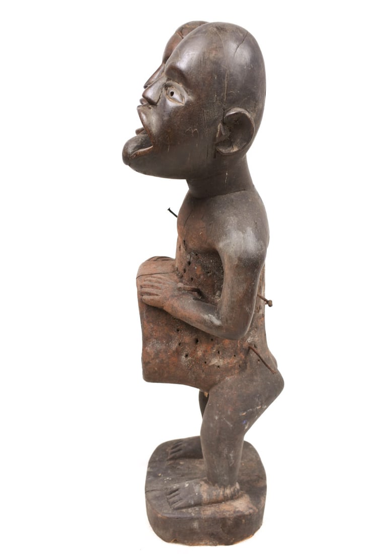 Ancestor Figure – Wood, Nail, glass – Yombe – Congo - 7