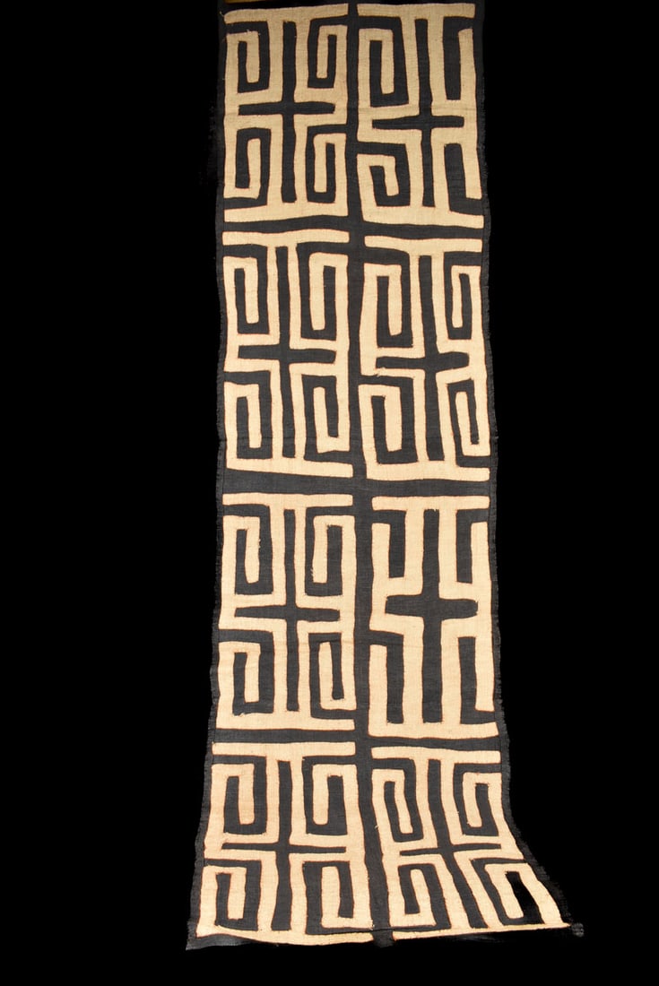Textile – Cloth – Shoowa-Kuba – DR Congo 260 cm - 4