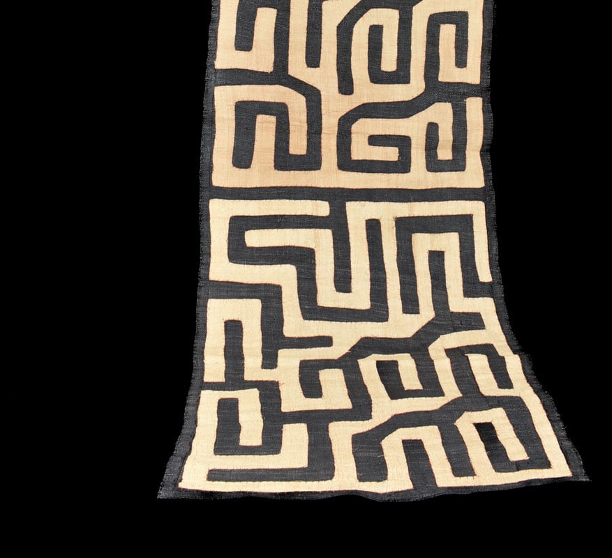 Textile – Cloth – Shoowa-Kuba – DR Congo 360 cm - 5