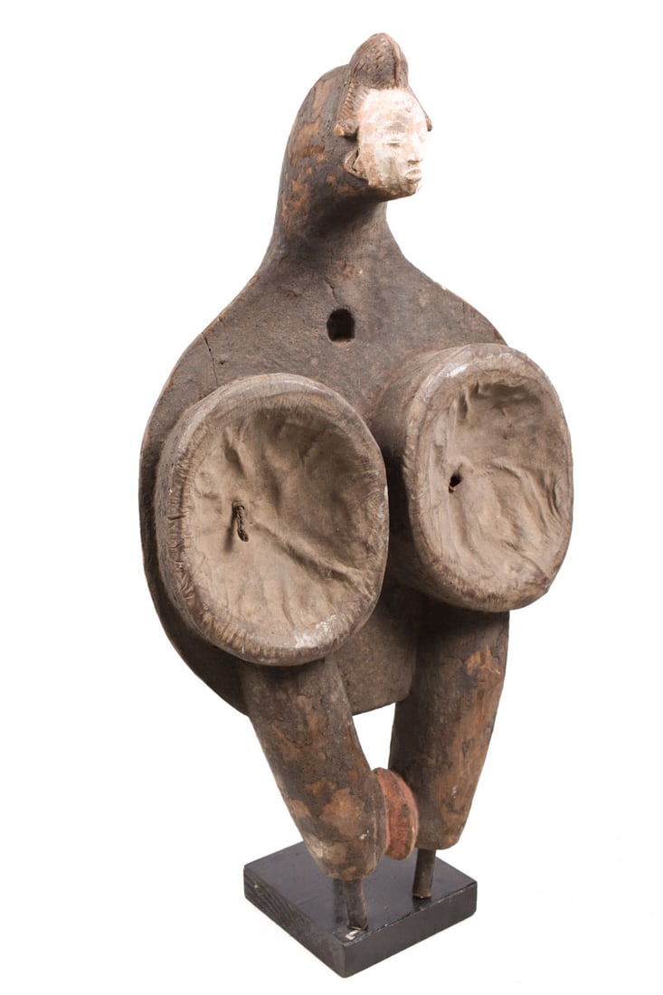 Blacksmith Bellow`s – Wood – Leather – Punu – Gabon - 2