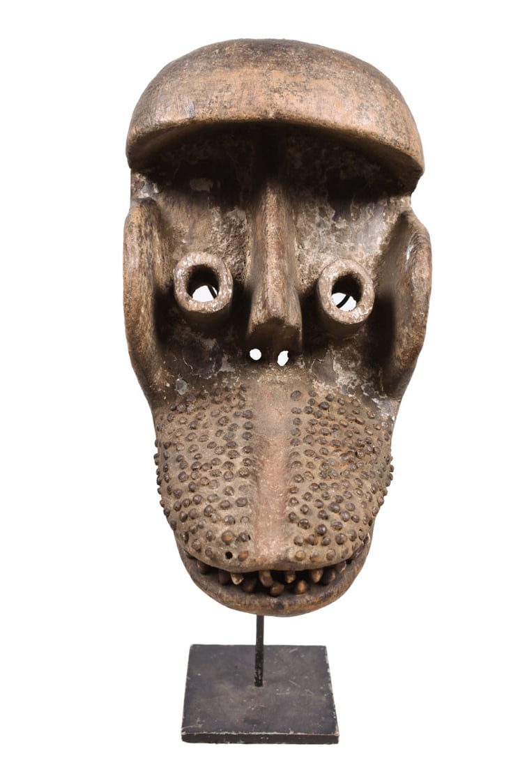 Mask – Wood, Nails, Teeth – Guere – Ivory Coast (1 of 7)