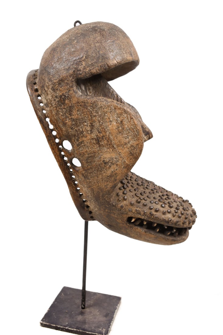 Mask – Wood, Nails, Teeth – Guere – Ivory Coast - 3