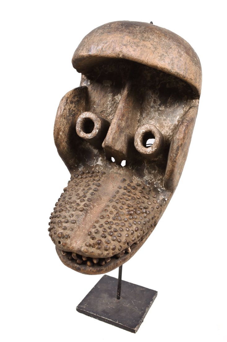 Mask – Wood, Nails, Teeth – Guere – Ivory Coast - 6
