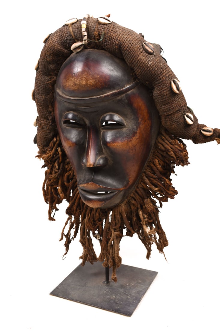 Mask – Wood, Shell, Fabric – Dan – Ivory Coast - 2