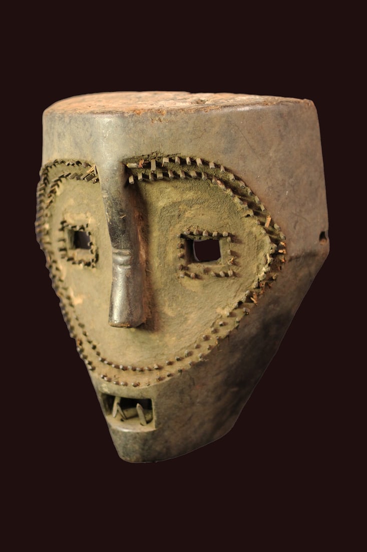 Initiation mask – Wood – Ngbaka – DR Congo - 3