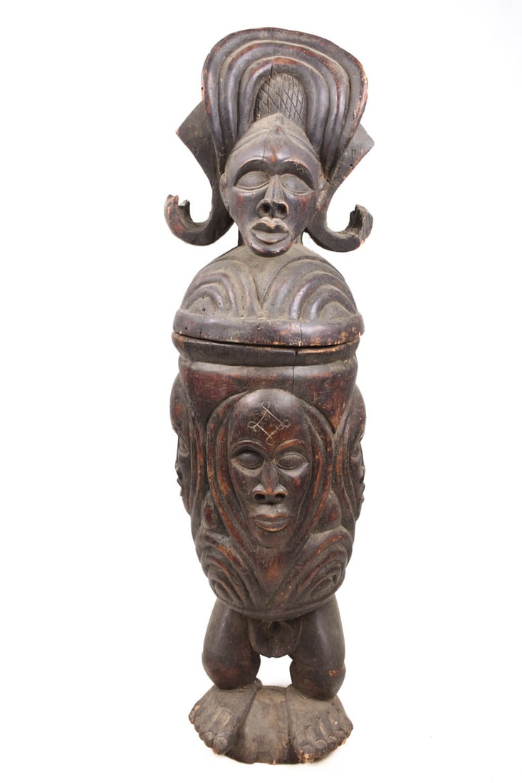 Tshibinda Container – Wood – Chokwe – Congo - 2