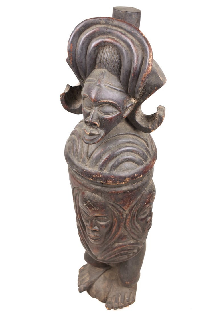 Tshibinda Container – Wood – Chokwe – Congo - 7