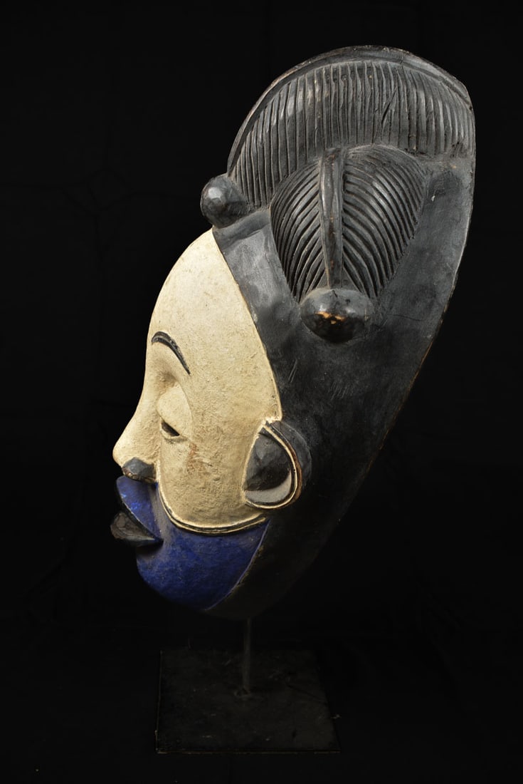 Initiation mask – Wood – Punu – Gabon - 5