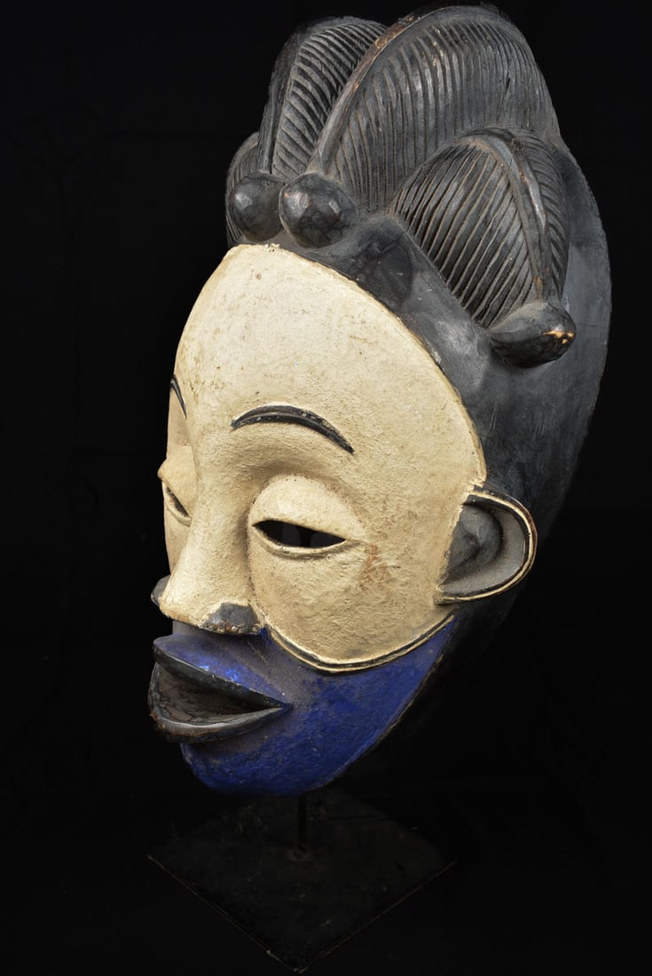 Initiation mask – Wood – Punu – Gabon - 7