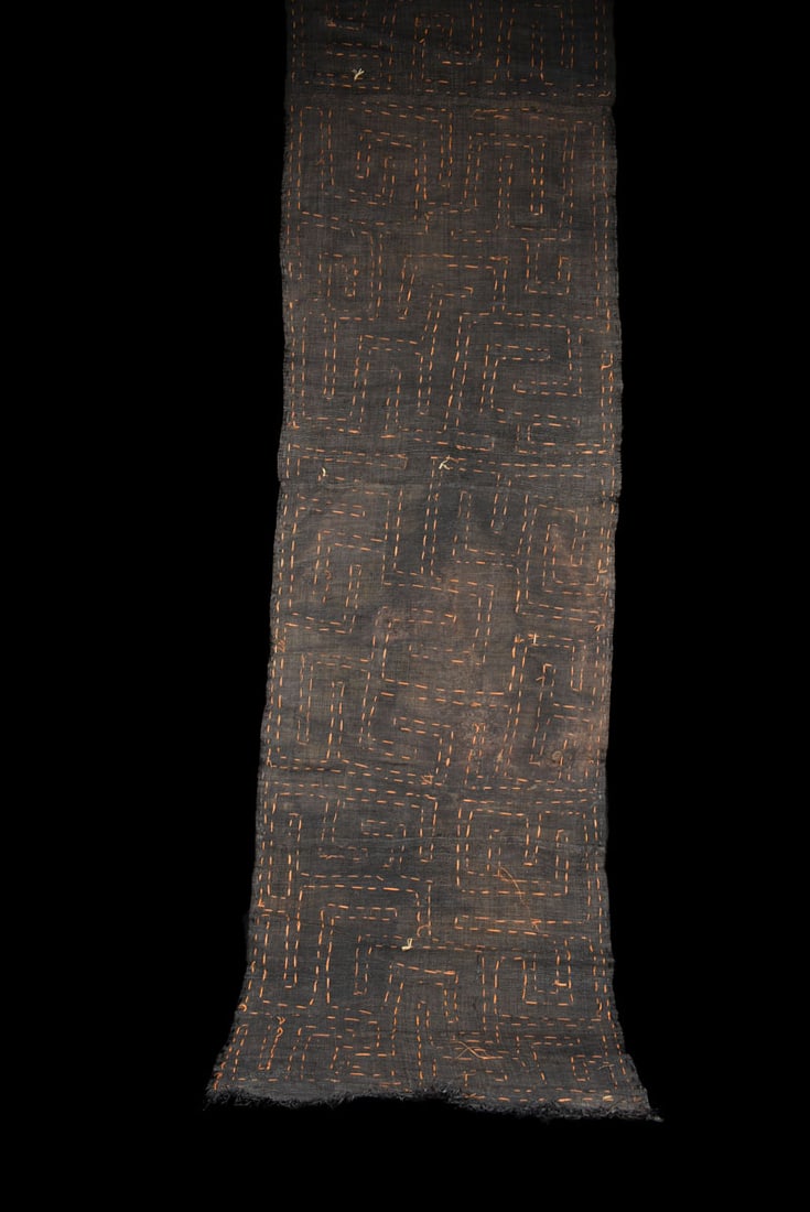 Textile – Cloth – Shoowa-Kuba – DR Congo 280 cm - 3