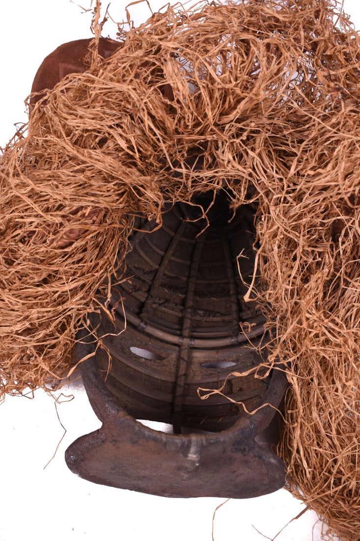 Chihongo Mask – Wood, Plant fibre – Chokwe – DR Congo - 8