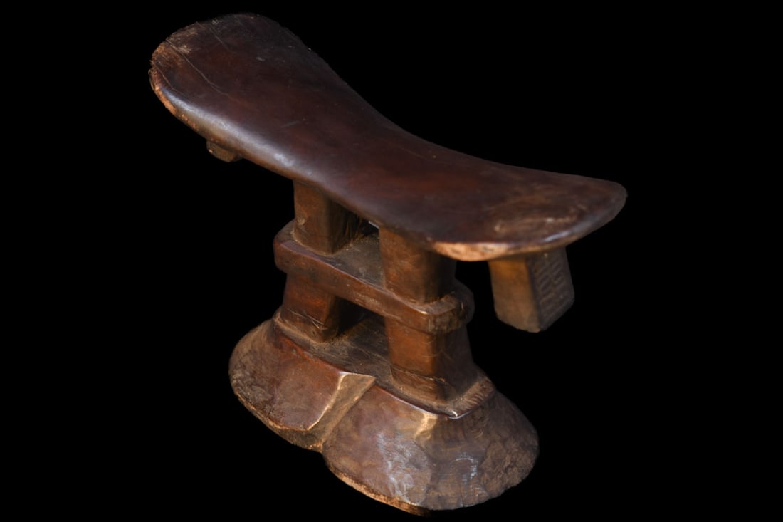 Neck rest – Wood – Luba – Congo DRC - 9