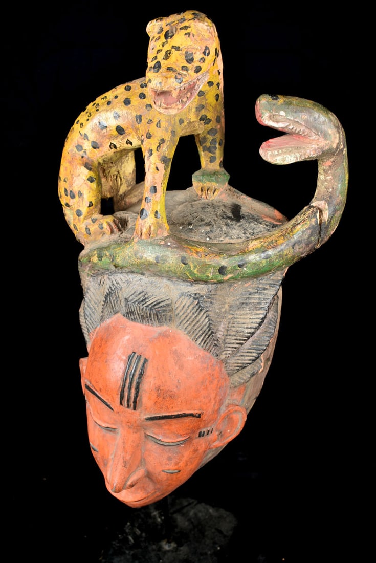 Dance mask – Wood – Baule – Ivory Coast - 6