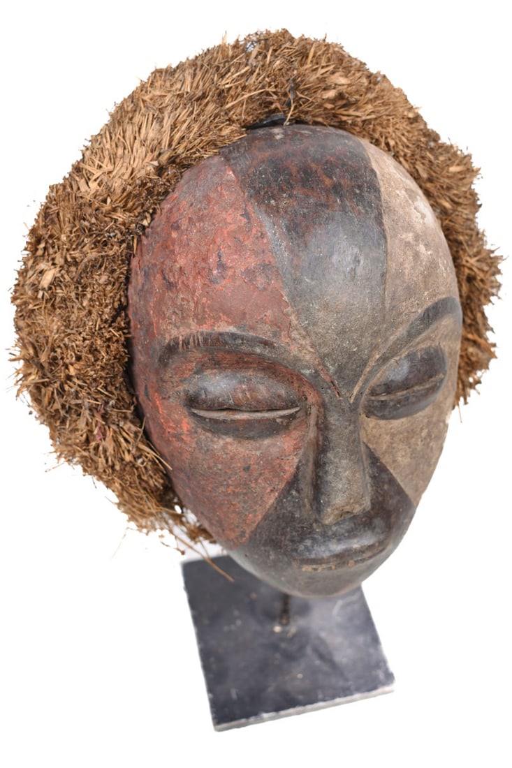 Mask – Wood, Raphia – Galoa – Gabon - 4