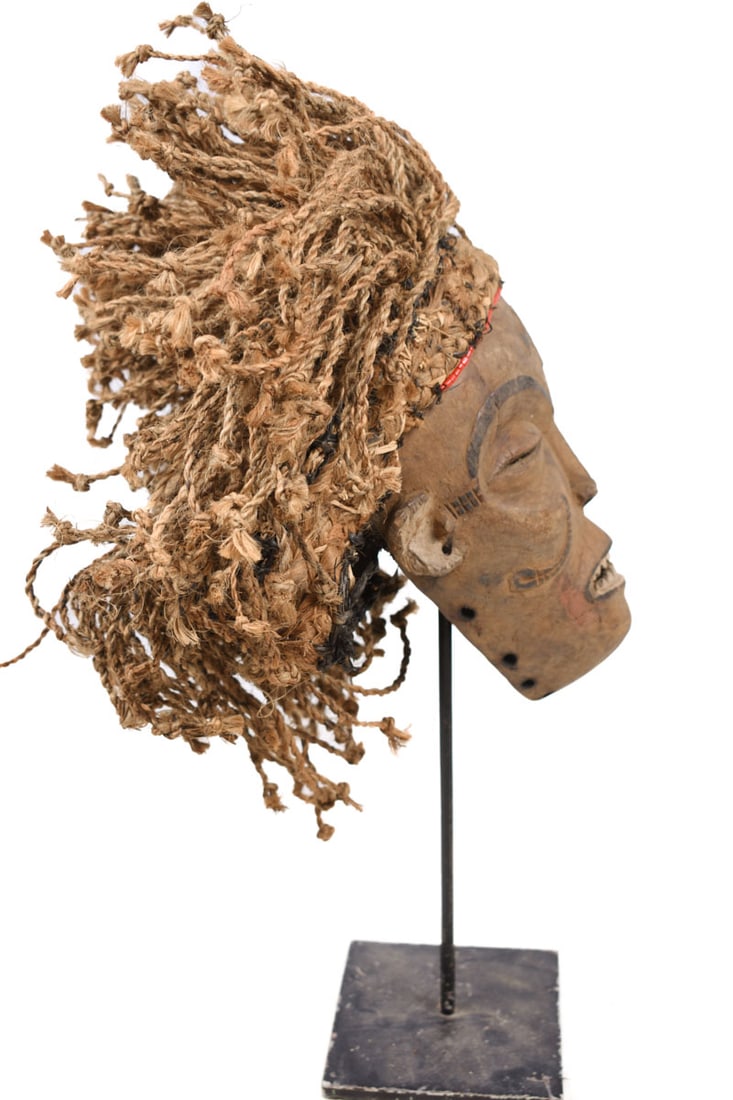 Mask – Wood, Rope – Mwana Pwo – Chokwe – DR Congo - 5