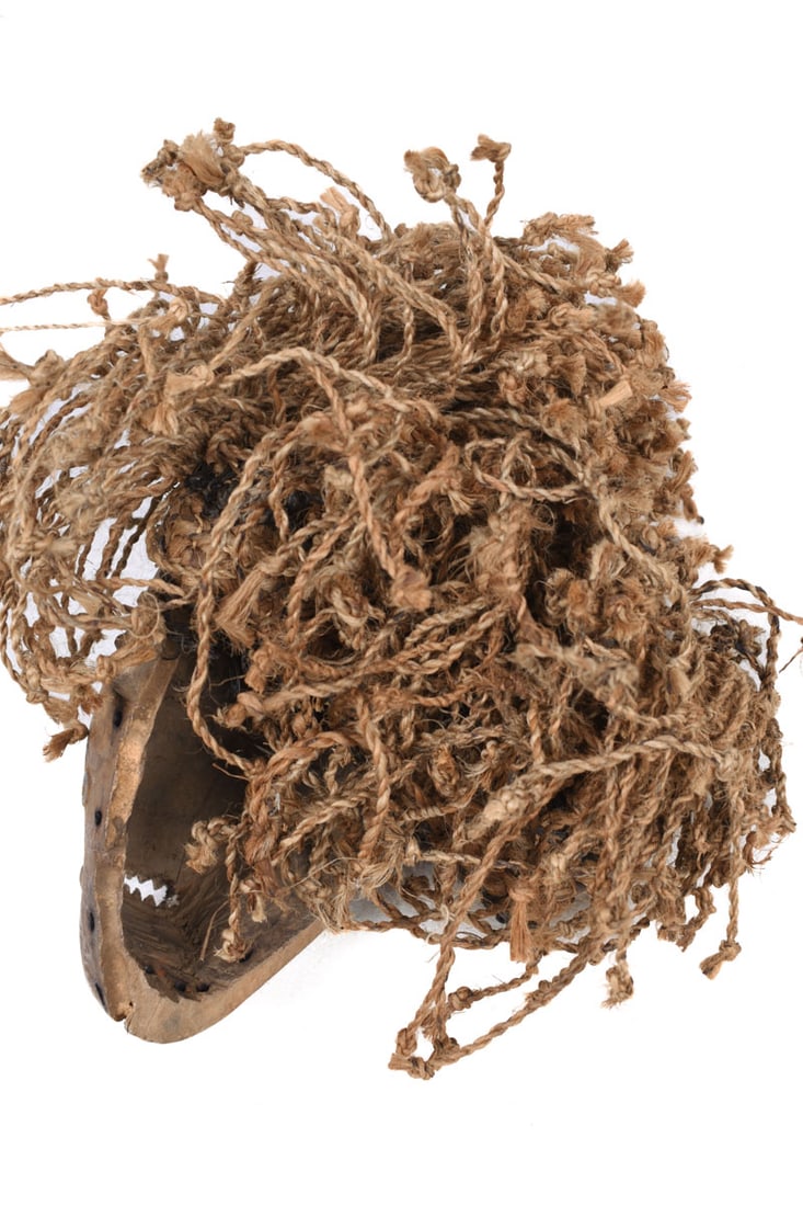 Mask – Wood, Rope – Mwana Pwo – Chokwe – DR Congo - 7