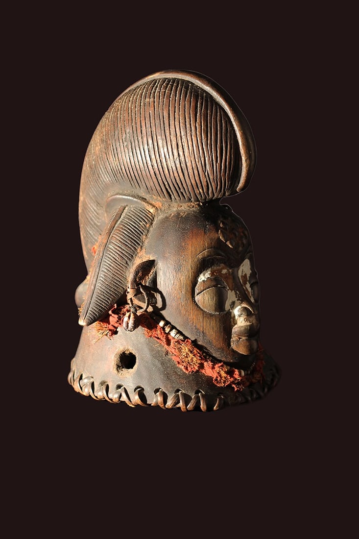 Initiation mask – Wood – Punu – Gabon - 2