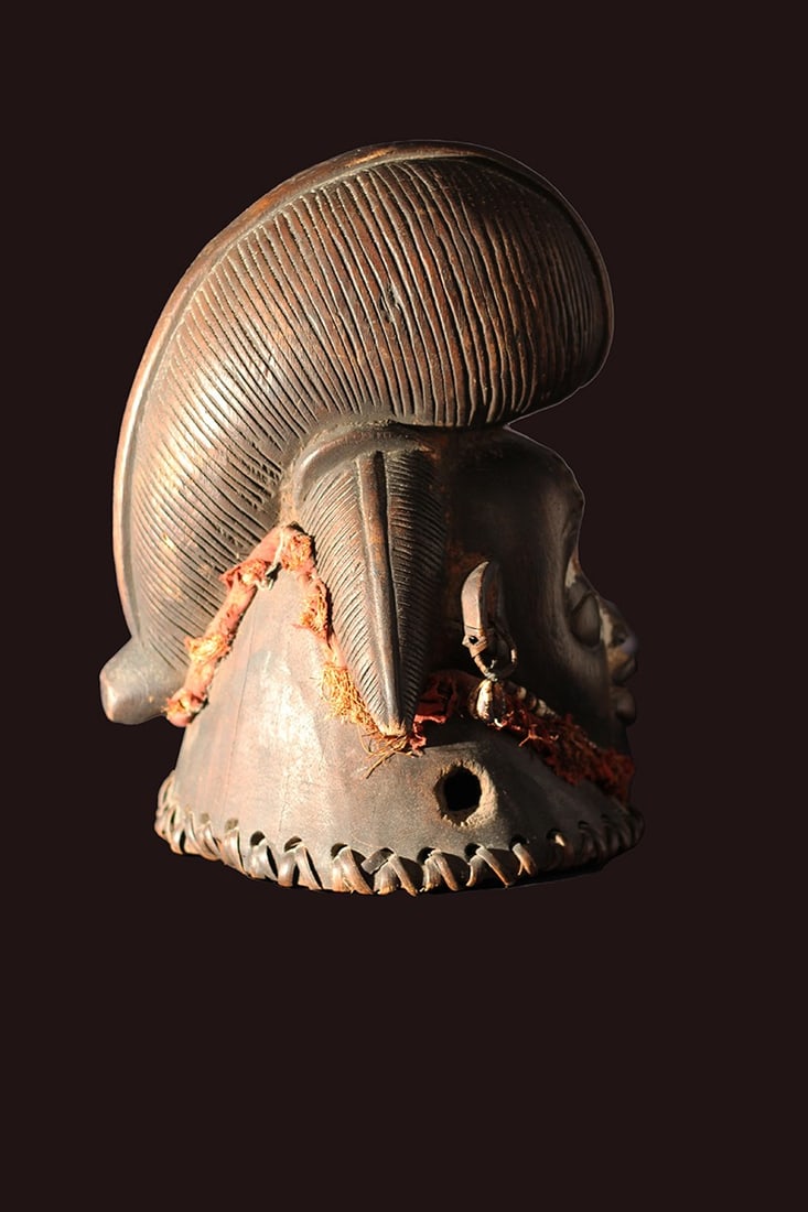 Initiation mask – Wood – Punu – Gabon - 4