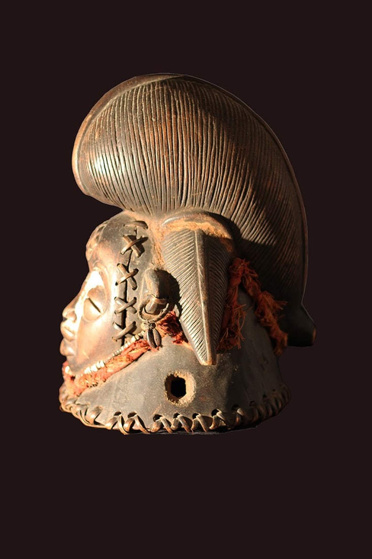 Initiation mask – Wood – Punu – Gabon - 5