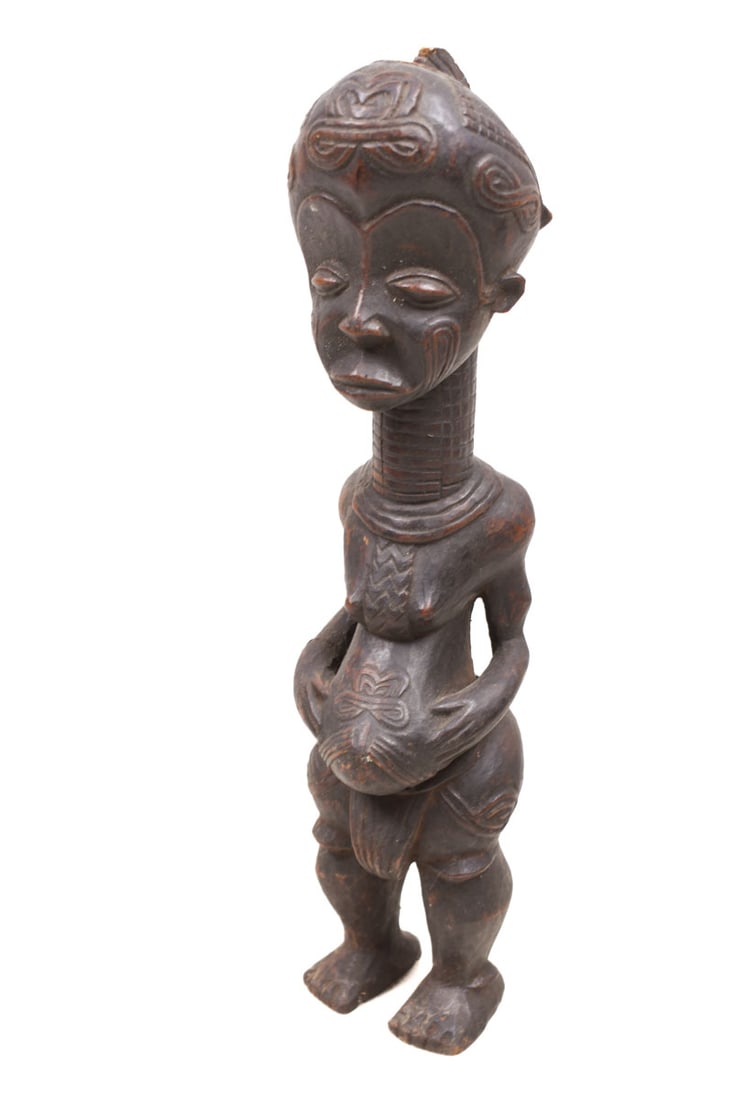 Ancestor figure – Wood- Bena Lulua- DR Congo - 6
