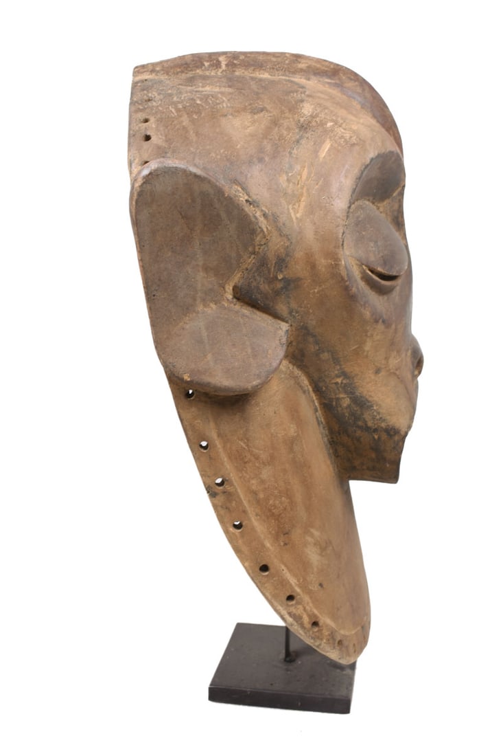 Monkey Mask – Wood – Luba- Congo DRC - 3