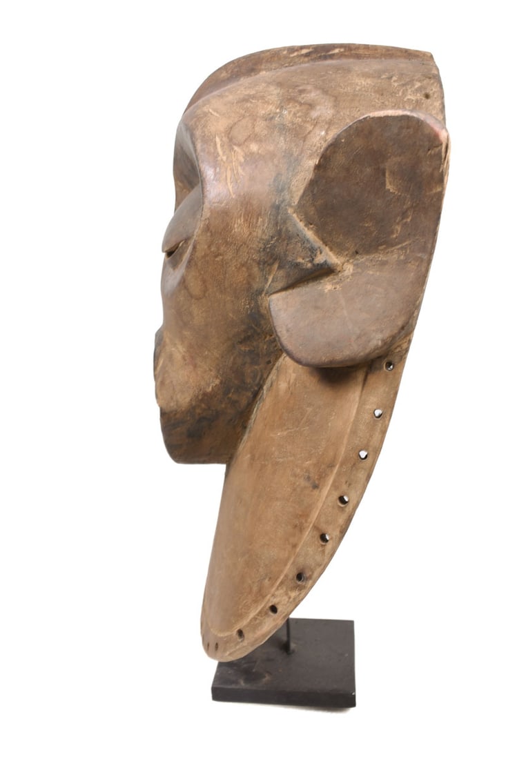 Monkey Mask – Wood – Luba- Congo DRC - 5