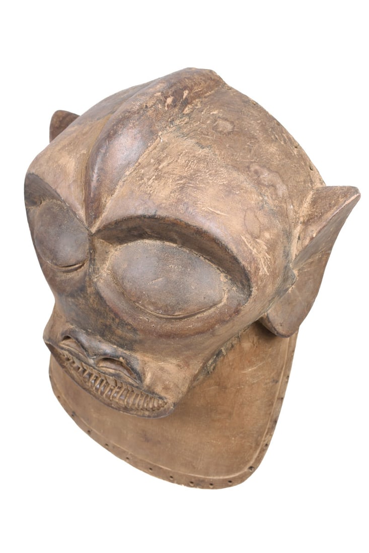 Monkey Mask – Wood – Luba- Congo DRC - 7