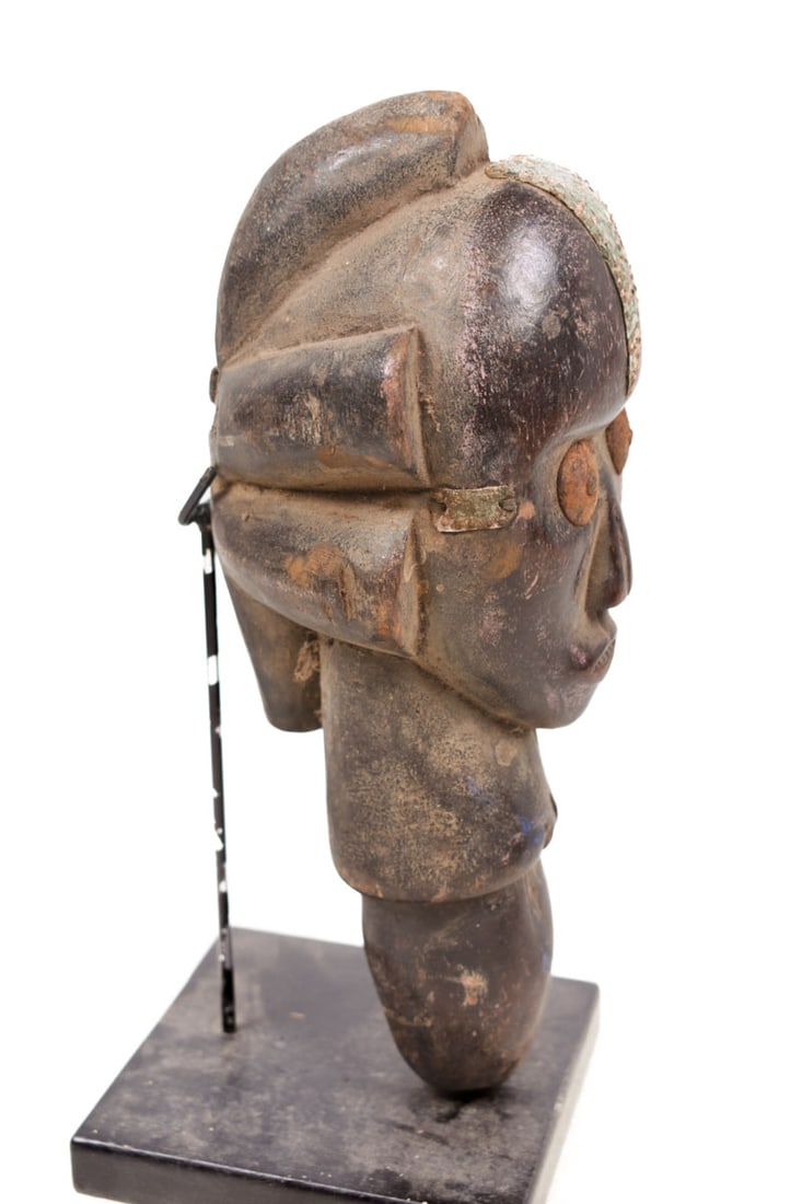 Reliquary Byeri Head – Wood, Metal – Fang – Gabon - 4