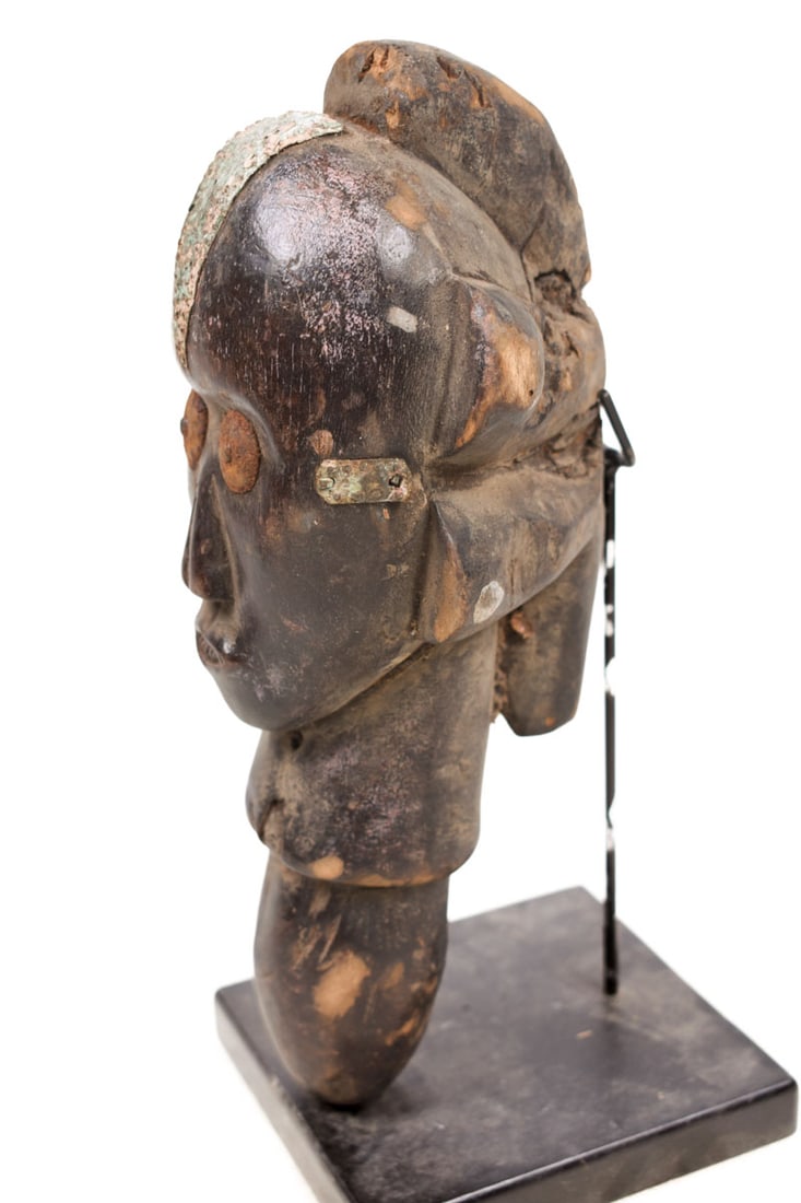 Reliquary Byeri Head – Wood, Metal – Fang – Gabon - 6