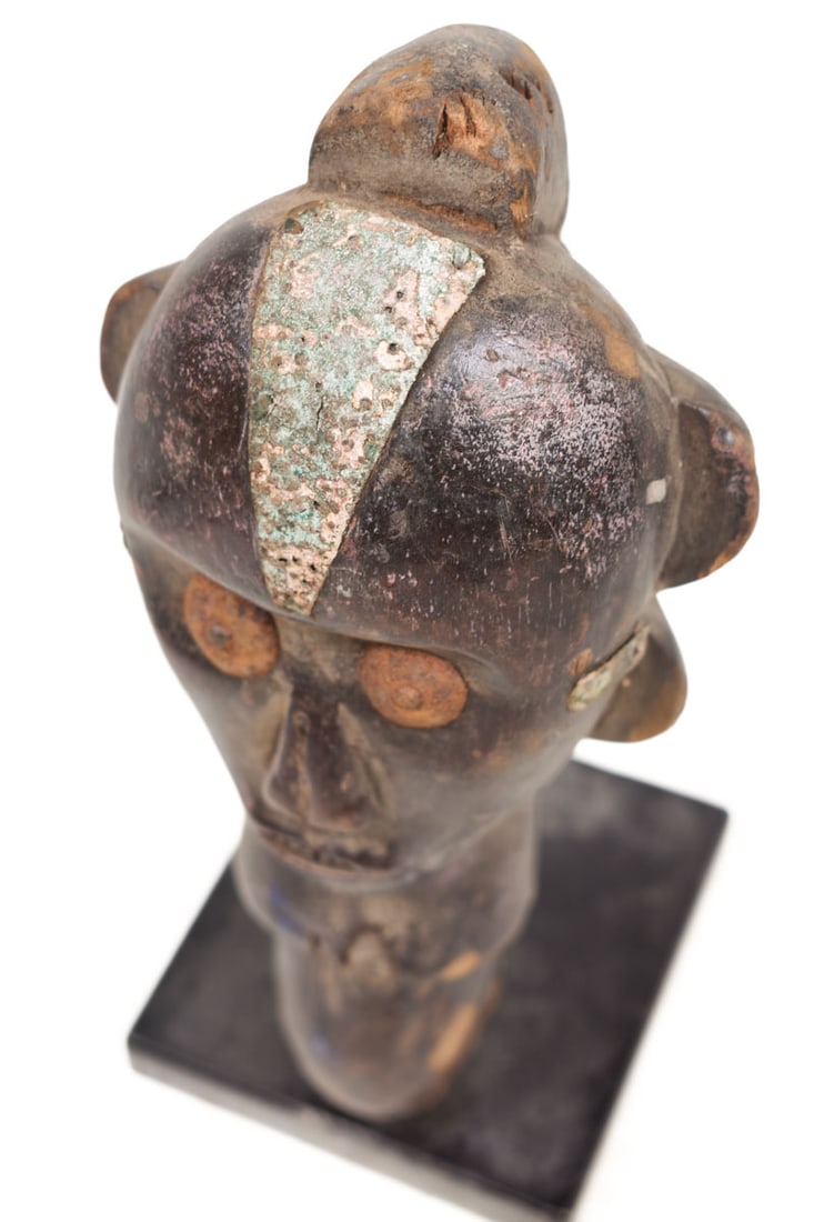 Reliquary Byeri Head – Wood, Metal – Fang – Gabon - 7