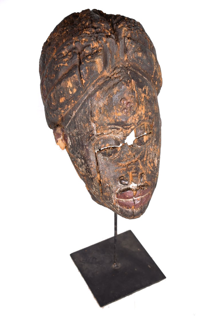 Initiation mask – Wood – Punu – Gabon - 4