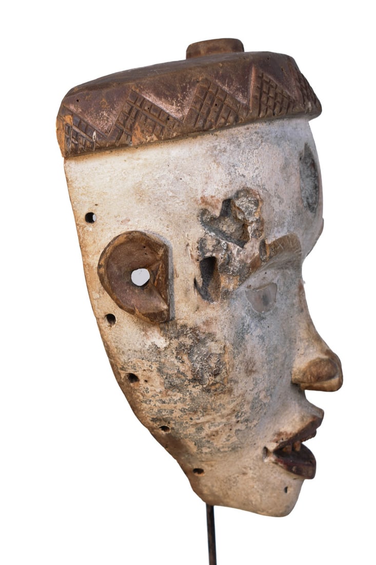 Mask – Wood – Bakongo – DR Congo - 4