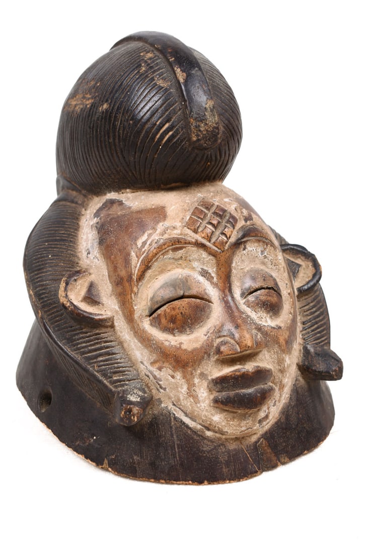 Initiation mask – Wood – Punu – Gabon - 4