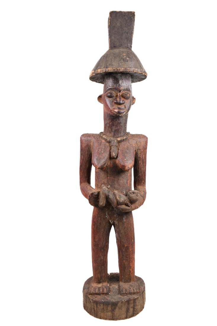 Shrine Figure – Wood – Urhubo – Nigeria (1 of 7)