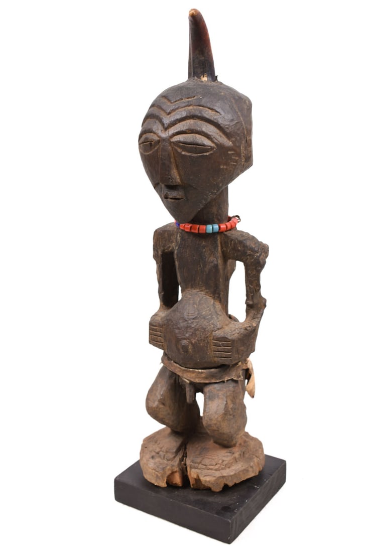 Power Figure – Wood, Horn – Songye – Congo - 2