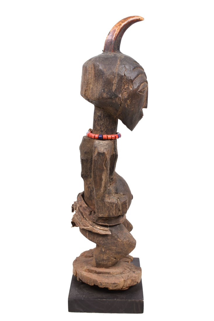 Power Figure – Wood, Horn – Songye – Congo - 4