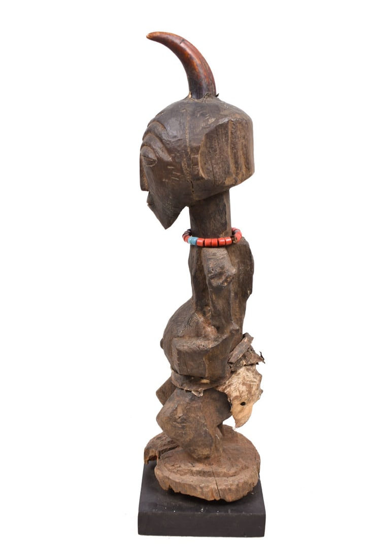 Power Figure – Wood, Horn – Songye – Congo - 6