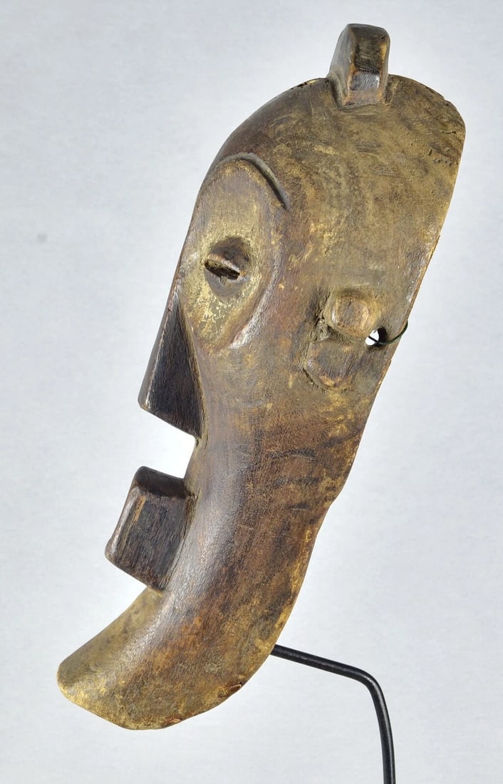 Beautiful MBAGANI Binji Mask African art Congo Drc Zaire - 5