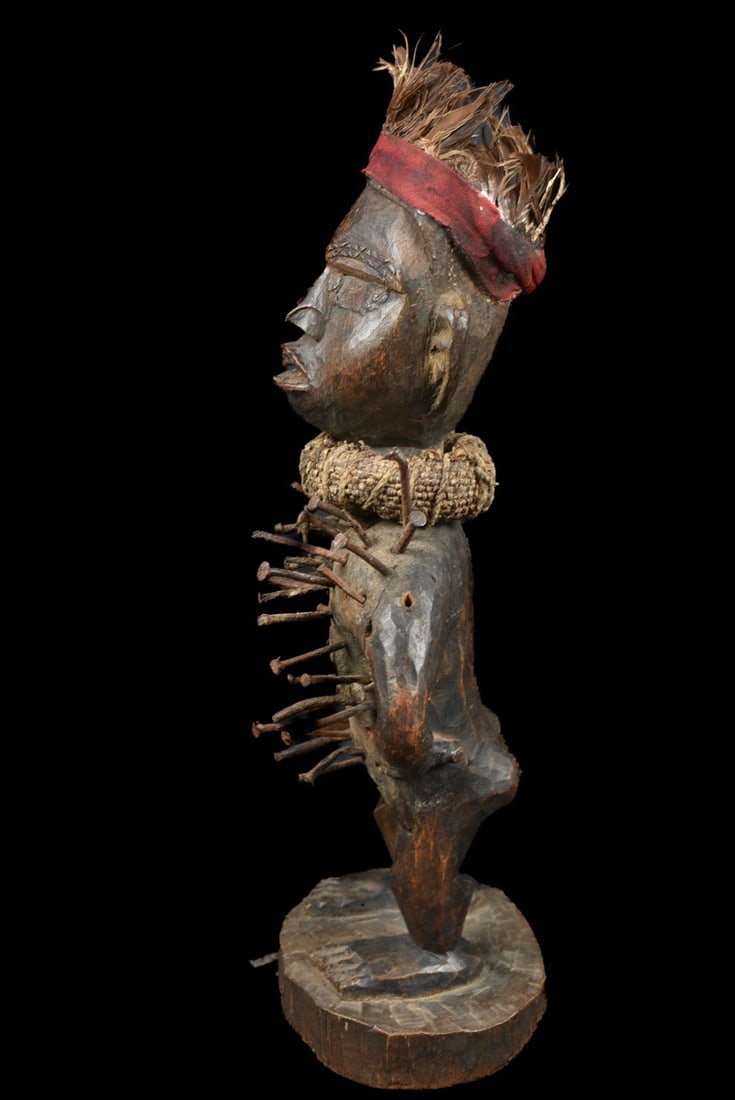 Nkisi Figure – Wood, Nails – Yombe – Congo – Ex Michael Gaud - 5