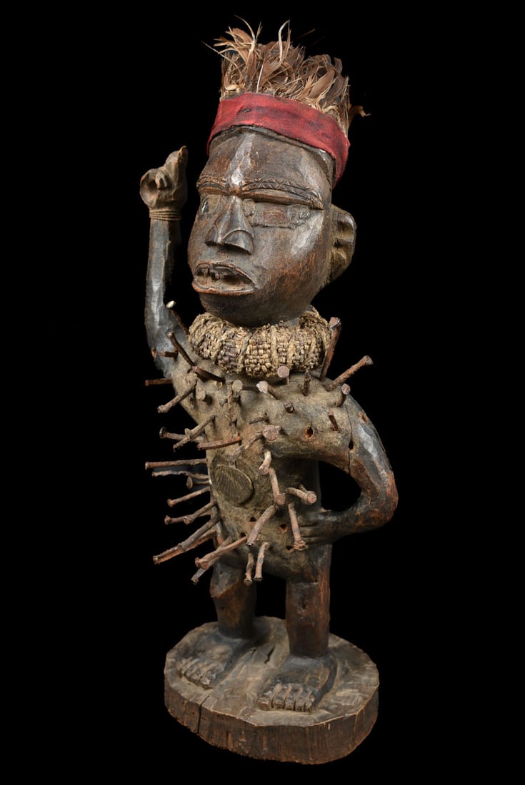 Nkisi Figure – Wood, Nails – Yombe – Congo – Ex Michael Gaud - 6
