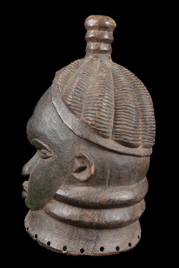 Helmet Mask – Wood – Mende – Sierra Leone - 6