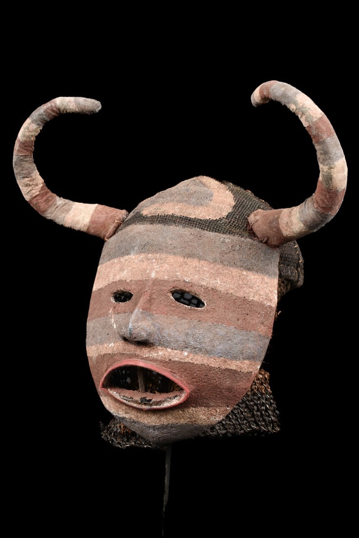 Kalulu Mask – Plant fibre – Chokwe – Zambia - 2