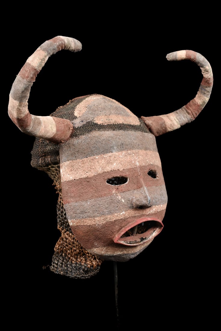 Kalulu Mask – Plant fibre – Chokwe – Zambia - 3