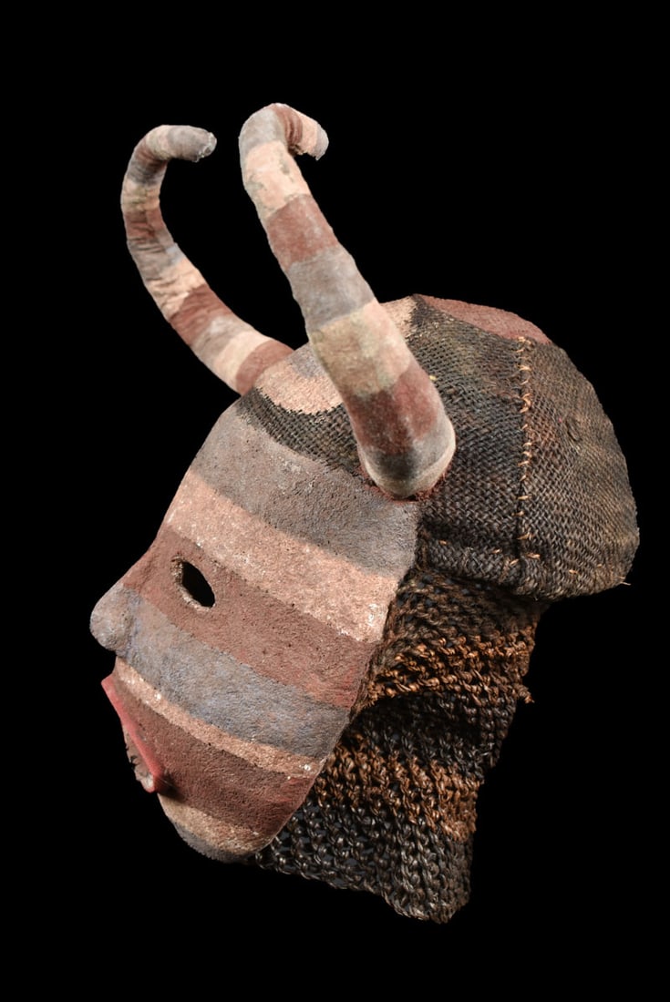 Kalulu Mask – Plant fibre – Chokwe – Zambia - 4
