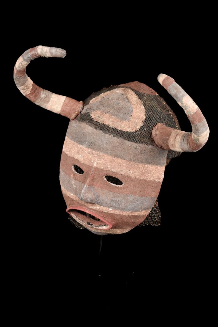 Kalulu Mask – Plant fibre – Chokwe – Zambia - 5