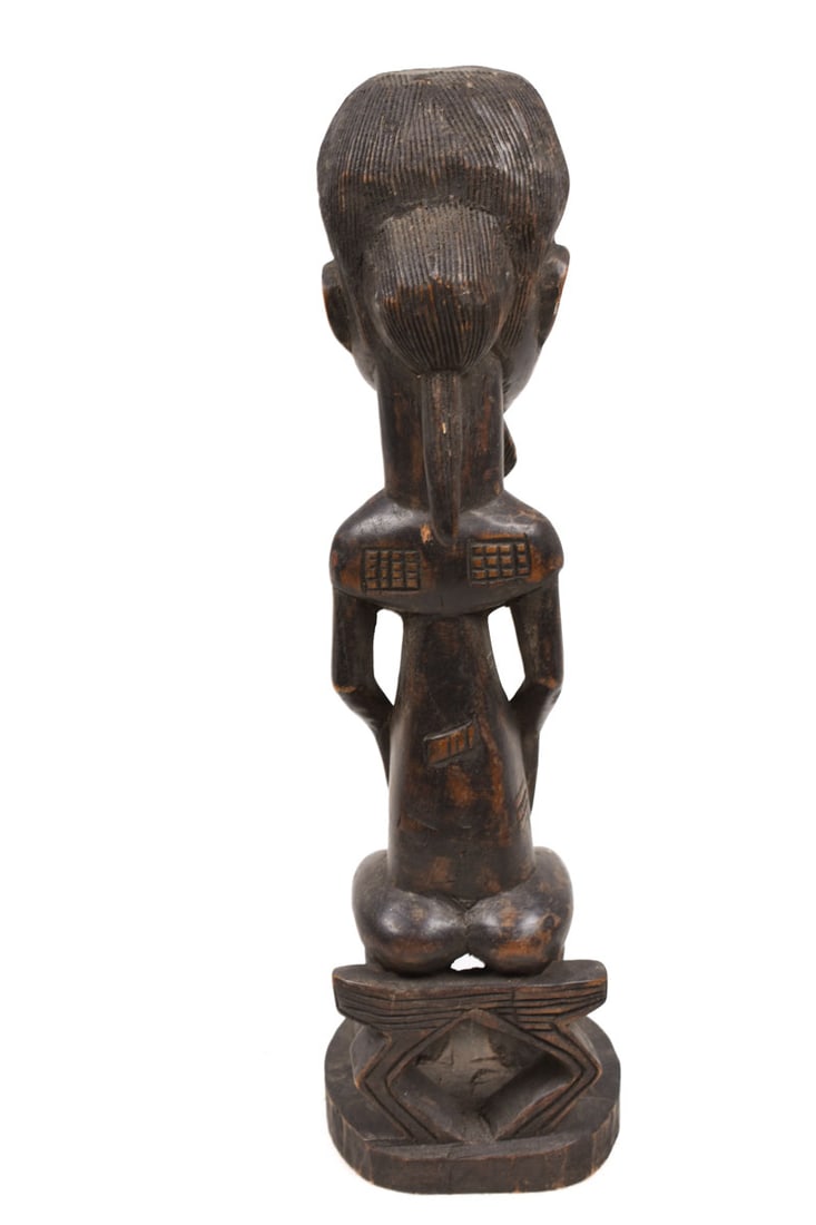 Ancestor figure – Baule – Wood – Ivory Coast - 4