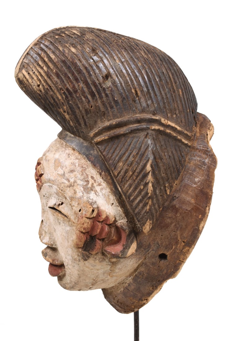 Initiation mask – Wood – Punu – Gabon - 4