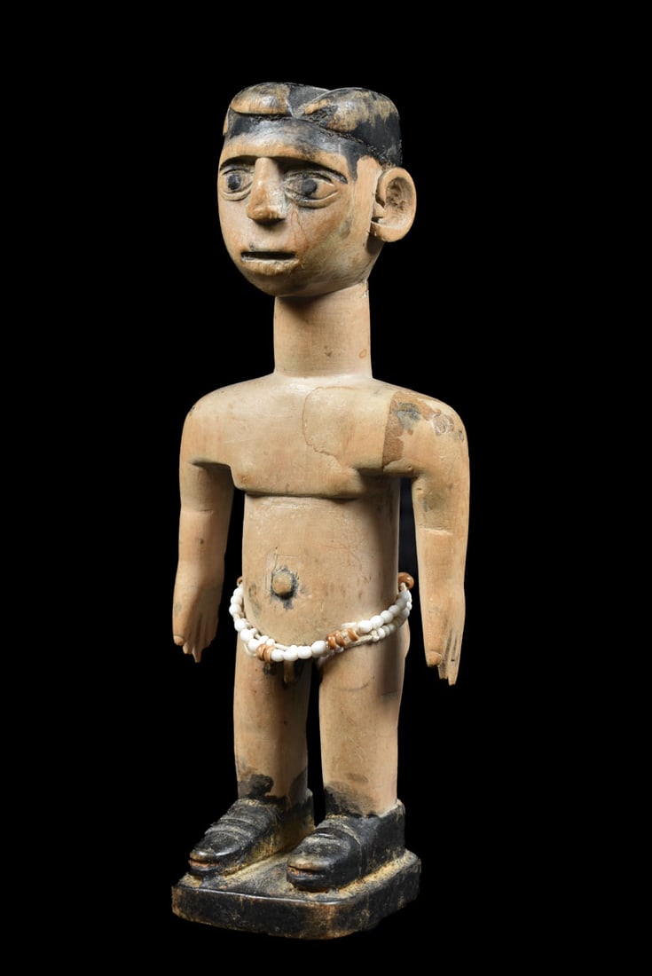 Venavi figure – Wood, Beads – Ewe – Togo (1 of 7)