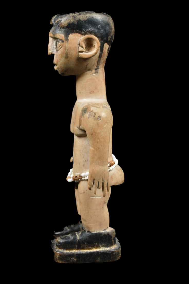 Venavi figure – Wood, Beads – Ewe – Togo - 4